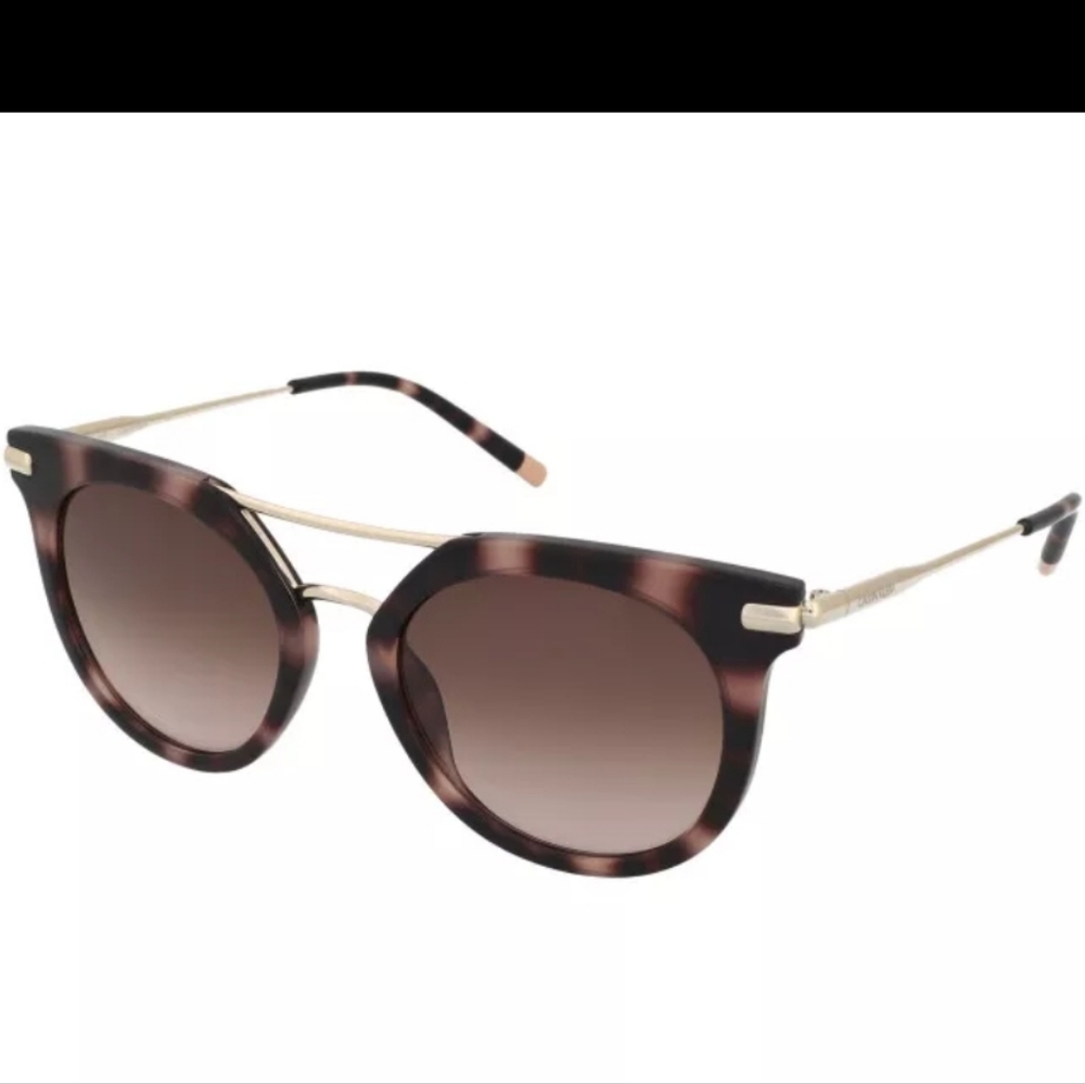 Calvin Klein Aviator Pilot Round Cateye Sunglasses Metal Designer Luxury #64